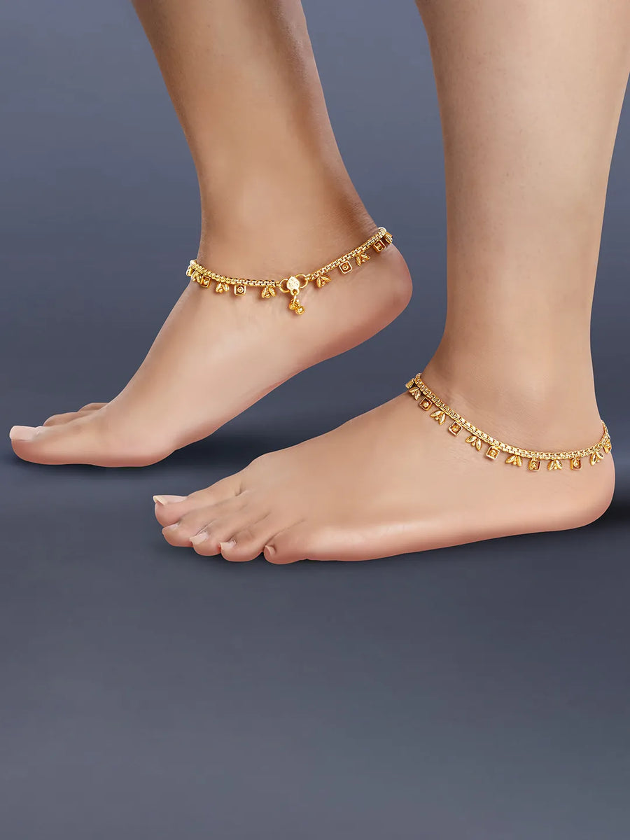 Charm Anklets by Peora | Playful & Elegant Foot Jewellery
