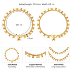 Charm Anklets by Peora | Playful & Elegant Foot Jewellery