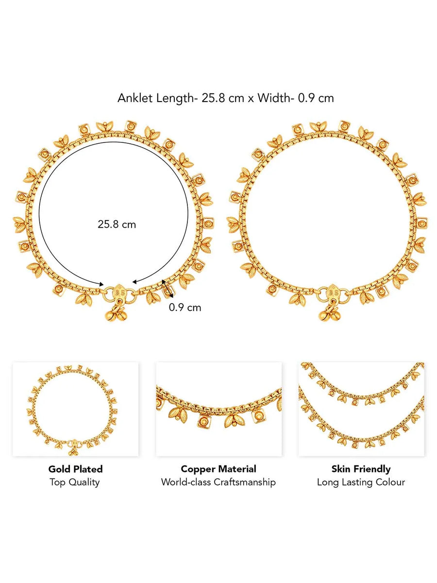 Charm Anklets by Peora | Playful & Elegant Foot Jewellery