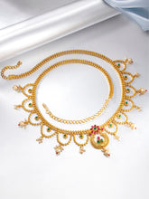 Opulent Gold Plated Pearl Waist Band