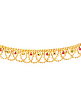 Opulent Gold Plated Pearl Waist Band 2