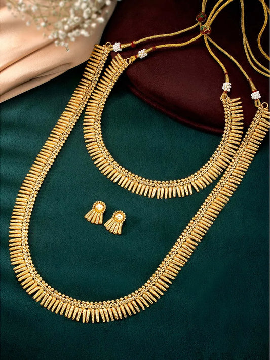 Grace Adorn Necklace Set by Peora – Elegant & Timeless