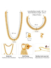 Grace Adorn Necklace Set by Peora – Elegant & Timeless