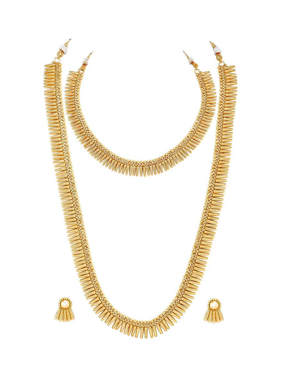 Grace Adorn Necklace Set by Peora – Elegant & Timeless