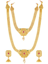 Opulent Gold-Plated Bridal Set