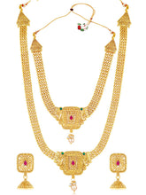 Opulent Gold-Plated Bridal Set