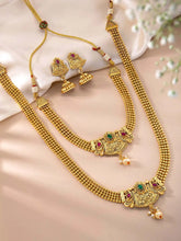 Royal Glow Traditional Bridal Set - Gold - Rani Pink Green