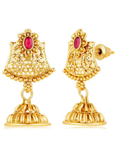 Royal Glow Traditional Bridal Set - Gold - Rani Pink Green