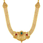 Royal Glow Traditional Bridal Set - Gold - Rani Pink Green