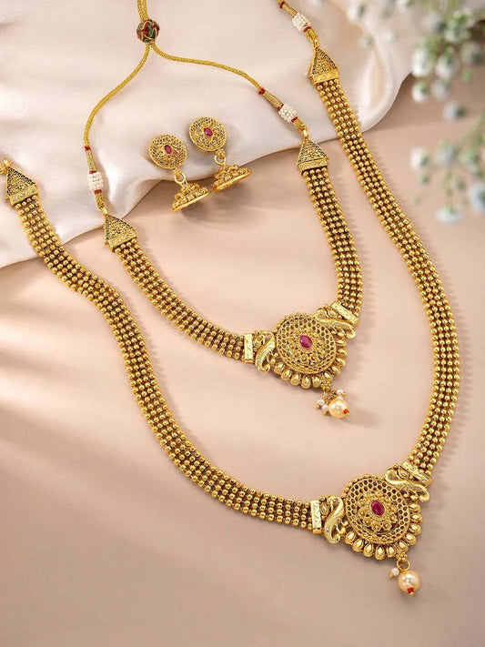 Traditional Bridal Set by Peora | Timeless Elegance for Brides