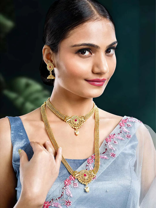 Traditional Bridal Set by Peora | Timeless Elegance for Brides