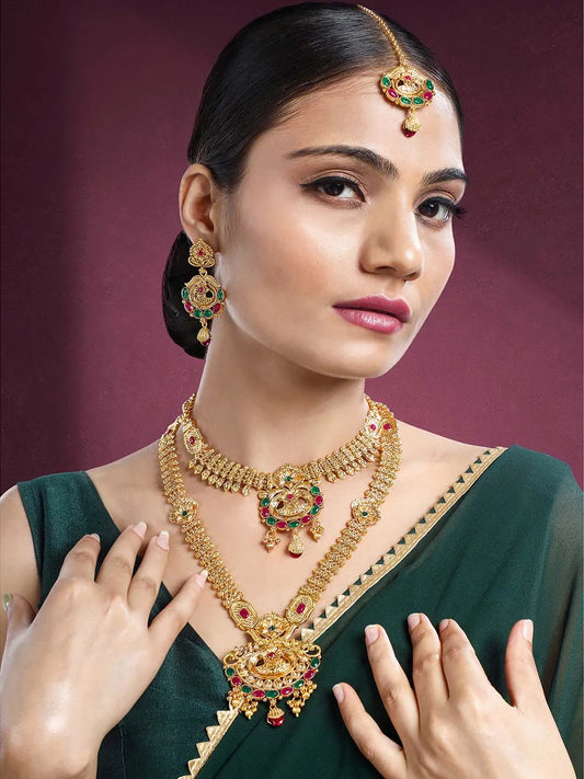 Heritage Jewellery Set by Peora | Classic Elegance with Timeless Charm