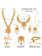 Golden Radiance Wedding Jewelry Set