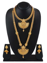 Maharashtrian Bridal Charm Choker & Long Necklace Set