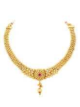 Regal Elegance Rani Pink Stones Maharani Set for Festive Bridal Wear