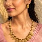 Gold Plated Traditional Paisley Necklace Set