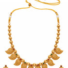 Gold Plated Traditional Paisley Necklace Set