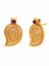 Gold Plated Traditional Paisley Necklace Set