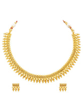 Ethnic Heritage Gold Plated Necklace Set