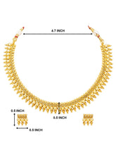 Ethnic Heritage Gold Plated Necklace Set