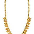 Gold Plated Ornate Paisley Necklace Set