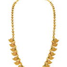 Gold Plated Ornate Paisley Necklace Set