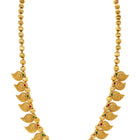 Gold Plated Ornate Paisley Necklace Set
