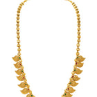 Gold Plated Ornate Paisley Necklace Set