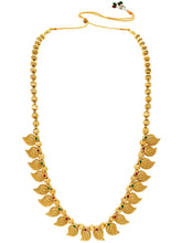 Gold Plated Ornate Paisley Necklace Set