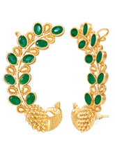 Peora Maharani Emerald Ear Cuff Earrings - Gold