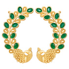 Peora Maharani Emerald Ear Cuff Earrings - Gold