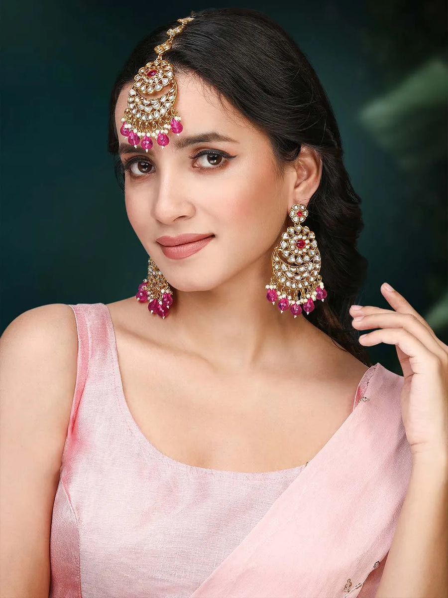 Royal Maang Tikka Set | Ethnic Bridal Jewellery by Peora

