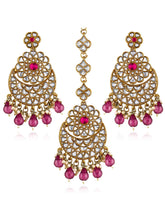 Royal Rani Pink Maang Tikka Set