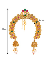 Radiant Tradition Pearl Jhumki Drops Juda Pins