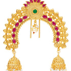 Peora Traditional Bridal Temple Juda Pin - Gold