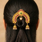Peora Traditional Bridal Temple Juda Pin - Gold