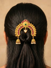 Peora Traditional Bridal Temple Juda Pin - Gold