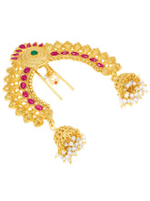 Peora Traditional Bridal Temple Juda Pin - Gold
