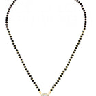 Gold Plated Crystal Halo Mangalsutra Set