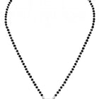 Rhodium Plated Crystal Halo Mangalsutra Set