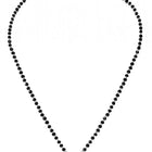 Rhodium Plated Crystal Halo Mangalsutra Set