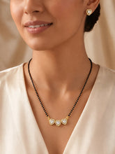 Gold Plated Heart Trio Mangalsutra Set