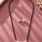 Gold Plated Heart Trio Mangalsutra Set