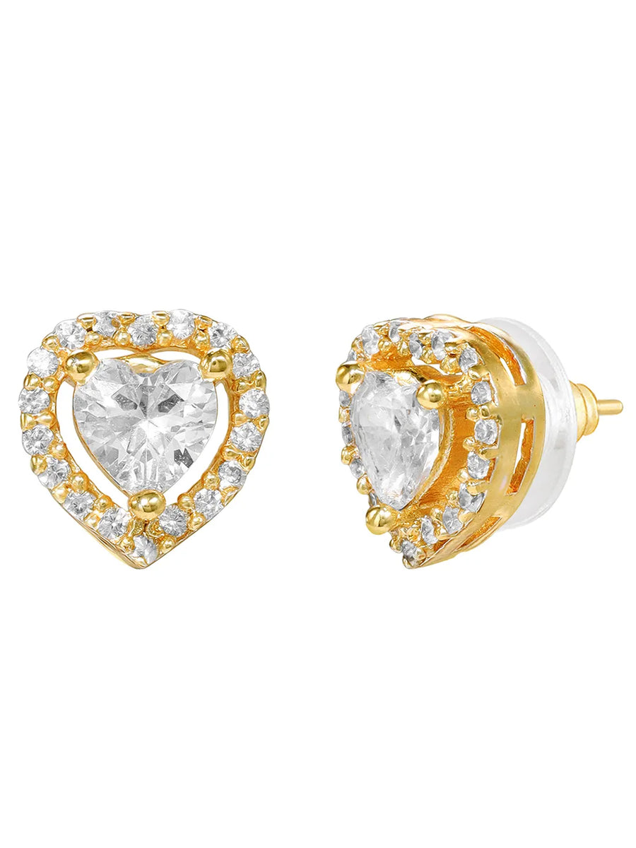 Gold Plated Heart Trio Mangalsutra Set