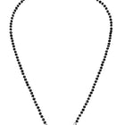 Rhodium Plated Heart Trio Mangalsutra Set