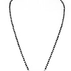Rhodium Plated Three Stone Mangalsutra Set