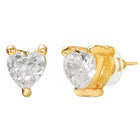 Gold Plated Heart Solitaire Mangalsutra Set