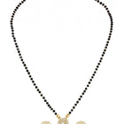 Gold Plated Crystal Bloom Mangalsutra Set