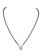 Gold Plated Crystal Bloom Mangalsutra Set