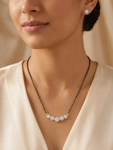 Gold Plated Classic Halo Mangalsutra Set